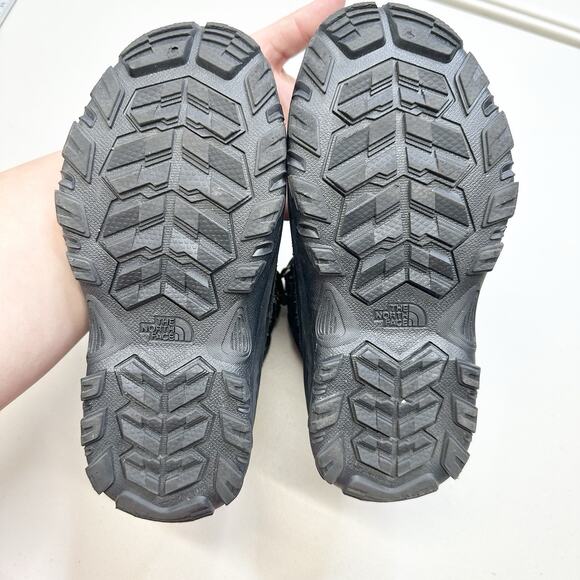 The North Face Kids 4 Black Leather Chilkat V Lace Waterproof Hiking Boot Winter - Picture 10 of 10